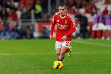 Kerem Akturkoglu, Liga Portekiz maçı sırasında Estadio Da Luz 'da SL Benfica ve FC Porto takımları arasında görüldü (Maciej Rogowski)