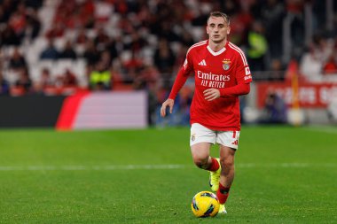 Kerem Akturkoglu, Liga Portekiz maçı sırasında Estadio Da Luz 'da SL Benfica ve FC Porto takımları arasında görüldü (Maciej Rogowski)