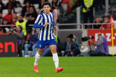 Pepe seen  during Liga Portugal game between teams of SL Benfica and FC Porto at Estadio Da Luz (Maciej Rogowski)