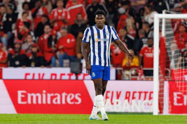 Samu Omorodion, Liga Portekiz maçı sırasında Estadio Da Luz 'da SL Benfica ve FC Porto takımları arasında görüldü (Maciej Rogowski)