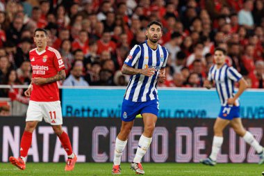 Alan Varela, Liga Portekiz maçı sırasında Estadio Da Luz 'da SL Benfica ve FC Porto takımları arasında görüldü (Maciej Rogowski)
