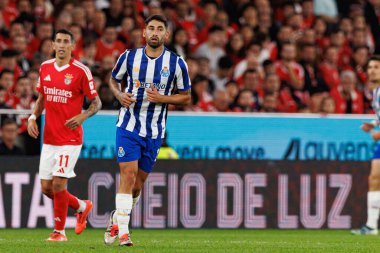 Alan Varela, Liga Portekiz maçı sırasında Estadio Da Luz 'da SL Benfica ve FC Porto takımları arasında görüldü (Maciej Rogowski)