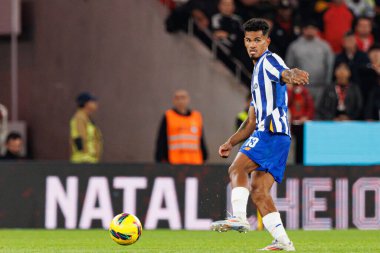 Wenderson Galeno, Liga Portekiz maçı sırasında Estadio Da Luz 'da SL Benfica ve FC Porto takımları arasında görüldü (Maciej Rogowski)