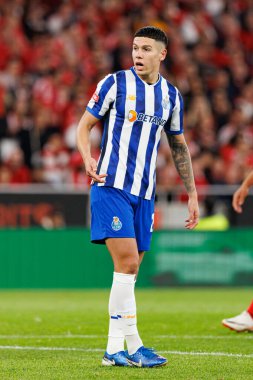 Nehuen Perez, Liga Portekiz maçı sırasında Estadio Da Luz 'da SL Benfica ve FC Porto takımları arasında görüldü (Maciej Rogowski)