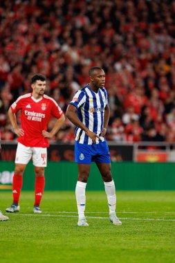 Tiago Djalo, Liga Portekiz maçı sırasında Estadio Da Luz 'da SL Benfica ve FC Porto takımları arasında görüldü (Maciej Rogowski)