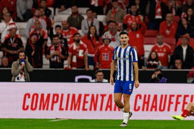 Stephen Eustaquio, Liga Portekiz maçı sırasında Estadio Da Luz 'da SL Benfica ve FC Porto takımları arasında görüldü (Maciej Rogowski)