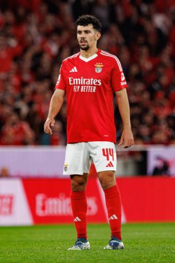 Tomas Araujo, Liga Portekiz maçı sırasında Estadio Da Luz 'da SL Benfica ve FC Porto takımları arasında görüldü (Maciej Rogowski)