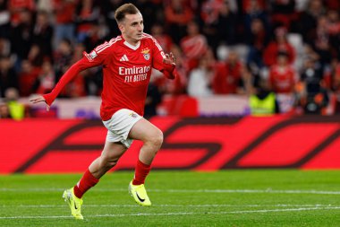 Kerem Akturkoglu, Liga Portekiz maçı sırasında Estadio Da Luz 'da SL Benfica ve FC Porto takımları arasında görüldü (Maciej Rogowski)