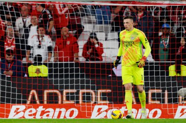Anatoliy Trubin, Liga Portekiz maçı sırasında Estadio Da Luz 'da SL Benfica ve FC Porto takımları arasında görüldü (Maciej Rogowski)