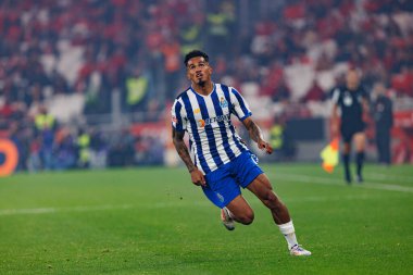 Wenderson Galeno, Liga Portekiz maçı sırasında Estadio Da Luz 'da SL Benfica ve FC Porto takımları arasında görüldü (Maciej Rogowski)