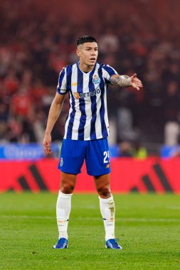 Nehuen Perez, Liga Portekiz maçı sırasında Estadio Da Luz 'da SL Benfica ve FC Porto takımları arasında görüldü (Maciej Rogowski)