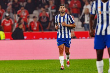 Alan Varela, Liga Portekiz maçı sırasında Estadio Da Luz 'da SL Benfica ve FC Porto takımları arasında görüldü (Maciej Rogowski)