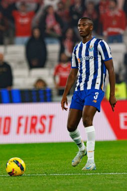 Tiago Djalo, Liga Portekiz maçı sırasında Estadio Da Luz 'da SL Benfica ve FC Porto takımları arasında görüldü (Maciej Rogowski)