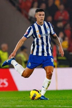 Nehuen Perez, Liga Portekiz maçı sırasında Estadio Da Luz 'da SL Benfica ve FC Porto takımları arasında görüldü (Maciej Rogowski)