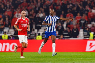 Tiago Djalo, Liga Portekiz maçı sırasında Estadio Da Luz 'da SL Benfica ve FC Porto takımları arasında görüldü (Maciej Rogowski)