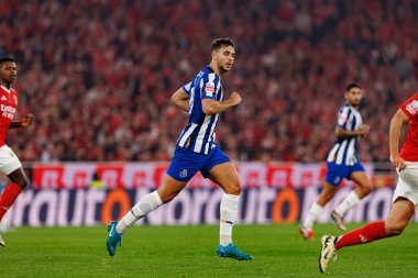 Nico Gonzalez, Liga Portekiz maçı sırasında Estadio Da Luz 'da SL Benfica ve FC Porto takımları arasında görüldü (Maciej Rogowski)