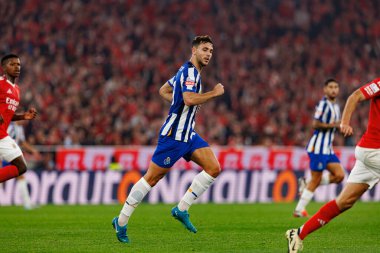 Nico Gonzalez, Liga Portekiz maçı sırasında Estadio Da Luz 'da SL Benfica ve FC Porto takımları arasında görüldü (Maciej Rogowski)