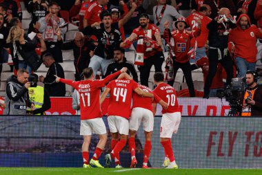 Alvaro Carreras, Liga Portekiz maçında SL Benfica ve FC Porto takımları arasında Estadio Da Luz 'da (Maciej Rogowski)