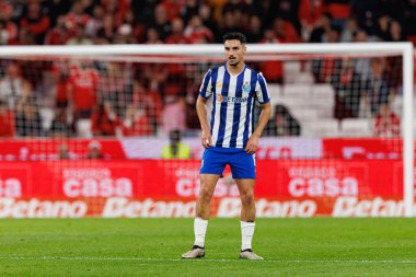 Stephen Eustaquio, Liga Portekiz maçı sırasında Estadio Da Luz 'da SL Benfica ve FC Porto takımları arasında görüldü (Maciej Rogowski)