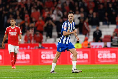 Stephen Eustaquio, Liga Portekiz maçı sırasında Estadio Da Luz 'da SL Benfica ve FC Porto takımları arasında görüldü (Maciej Rogowski)