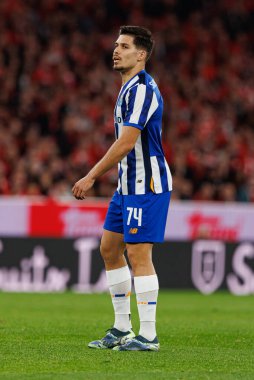 Francisco Moura Liga Portekiz maçı sırasında Estadio Da Luz 'da SL Benfica ve FC Porto takımları arasında görüldü (Maciej Rogowski)