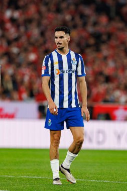 Stephen Eustaquio, Liga Portekiz maçı sırasında Estadio Da Luz 'da SL Benfica ve FC Porto takımları arasında görüldü (Maciej Rogowski)