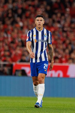 Nehuen Perez, Liga Portekiz maçı sırasında Estadio Da Luz 'da SL Benfica ve FC Porto takımları arasında görüldü (Maciej Rogowski)