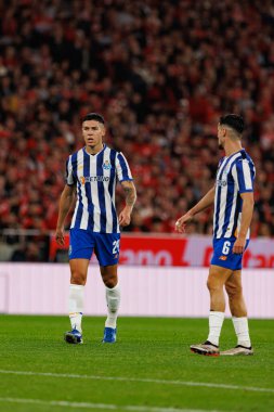 Nehuen Perez, Liga Portekiz maçı sırasında Estadio Da Luz 'da SL Benfica ve FC Porto takımları arasında görüldü (Maciej Rogowski)
