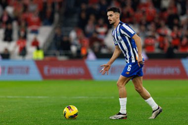 Stephen Eustaquio, Liga Portekiz maçı sırasında Estadio Da Luz 'da SL Benfica ve FC Porto takımları arasında görüldü (Maciej Rogowski)