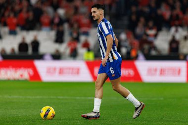 Stephen Eustaquio, Liga Portekiz maçı sırasında Estadio Da Luz 'da SL Benfica ve FC Porto takımları arasında görüldü (Maciej Rogowski)