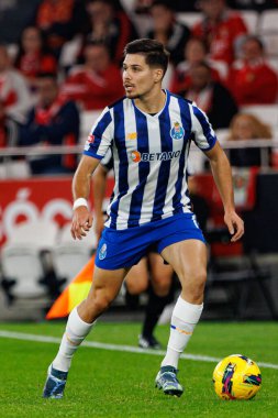 Francisco Moura Liga Portekiz maçı sırasında Estadio Da Luz 'da SL Benfica ve FC Porto takımları arasında görüldü (Maciej Rogowski)