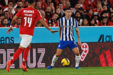 Nehuen Perez, Liga Portekiz maçı sırasında Estadio Da Luz 'da SL Benfica ve FC Porto takımları arasında görüldü (Maciej Rogowski)