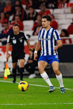 Francisco Moura Liga Portekiz maçı sırasında Estadio Da Luz 'da SL Benfica ve FC Porto takımları arasında görüldü (Maciej Rogowski)