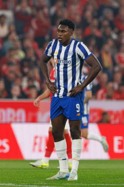 Samu Omorodion, Liga Portekiz maçı sırasında Estadio Da Luz 'da SL Benfica ve FC Porto takımları arasında görüldü (Maciej Rogowski)