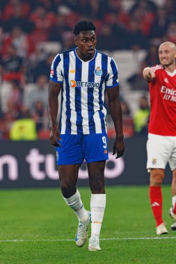 Samu Omorodion, Liga Portekiz maçı sırasında Estadio Da Luz 'da SL Benfica ve FC Porto takımları arasında görüldü (Maciej Rogowski)