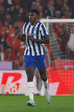 Samu Omorodion, Liga Portekiz maçı sırasında Estadio Da Luz 'da SL Benfica ve FC Porto takımları arasında görüldü (Maciej Rogowski)