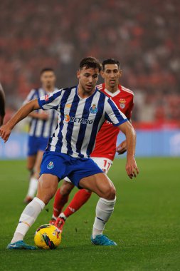 Nico Gonzalez, Liga Portekiz maçı sırasında Estadio Da Luz 'da SL Benfica ve FC Porto takımları arasında görüldü (Maciej Rogowski)