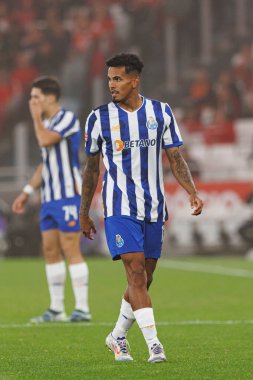 Wenderson Galeno, Liga Portekiz maçı sırasında Estadio Da Luz 'da SL Benfica ve FC Porto takımları arasında görüldü (Maciej Rogowski)