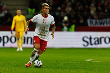 Kamil Piatkowski, UEFA Uluslar Ligi maçında Polonya ve İskoçya milli takımları arasında PGE Narodowy 'da görüldü (Maciej Rogowski)