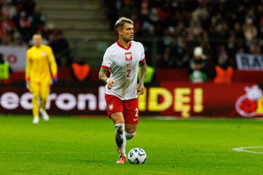 Kamil Piatkowski, UEFA Uluslar Ligi maçında Polonya ve İskoçya milli takımları arasında PGE Narodowy 'da görüldü (Maciej Rogowski)