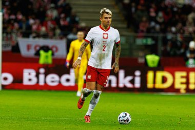 Kamil Piatkowski, UEFA Uluslar Ligi maçında Polonya ve İskoçya milli takımları arasında PGE Narodowy 'da görüldü (Maciej Rogowski)