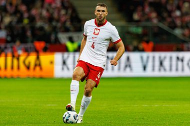 Sebastian Walukiewicz, UEFA Uluslar Ligi maçında Polonya ve İskoçya milli takımları arasında PGE Narodowy 'da görüldü (Maciej Rogowski)