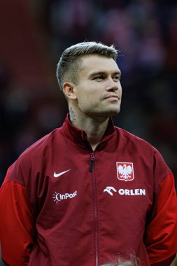 Kamil Piatkowski, UEFA Uluslar Ligi maçında Polonya ve İskoçya milli takımları arasında PGE Narodowy 'da görüldü (Maciej Rogowski)
