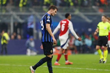 Benjamin Pavard UEFA Şampiyonlar Ligi maçında Internazionale Milano ve Arsenal FC (Maciej Rogowski)