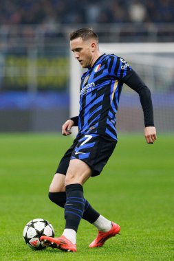 Piotr Zielinski UEFA Şampiyonlar Ligi maçında Internazionale Milano ve Arsenal FC (Maciej Rogowski)