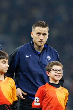 Piotr Zielinski UEFA Şampiyonlar Ligi maçında Internazionale Milano ve Arsenal FC (Maciej Rogowski)