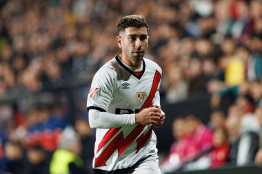 Adrian Embarba, Estadio de Vallecas 'ta Rayo Vallecano ve UD Las Palmas takımları arasında oynanan LaLiga EA SPORTS maçı sırasında görüldü (Maciej Rogowski)