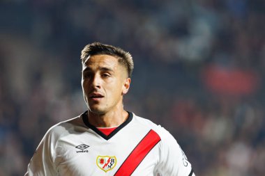Oscar Trejo, Estadio de Vallecas 'ta Rayo Vallecano ve UD Las Palmas takımları arasında oynanan LaLiga EA SPORTS maçı sırasında görüldü (Maciej Rogowski)
