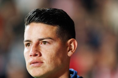 James Rodriguez, Estadio de Vallecas 'ta Rayo Vallecano ve UD Las Palmas takımları arasında oynanan LaLiga EA SPORTS maçı sırasında görüldü (Maciej Rogowski)