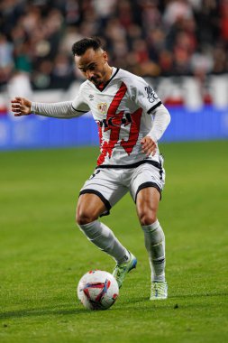 Alvaro Garcia, Estadio de Vallecas 'ta Rayo Vallecano ve UD Las Palmas takımları arasında oynanan EA SPORTS maçı sırasında görüldü (Maciej Rogowski)